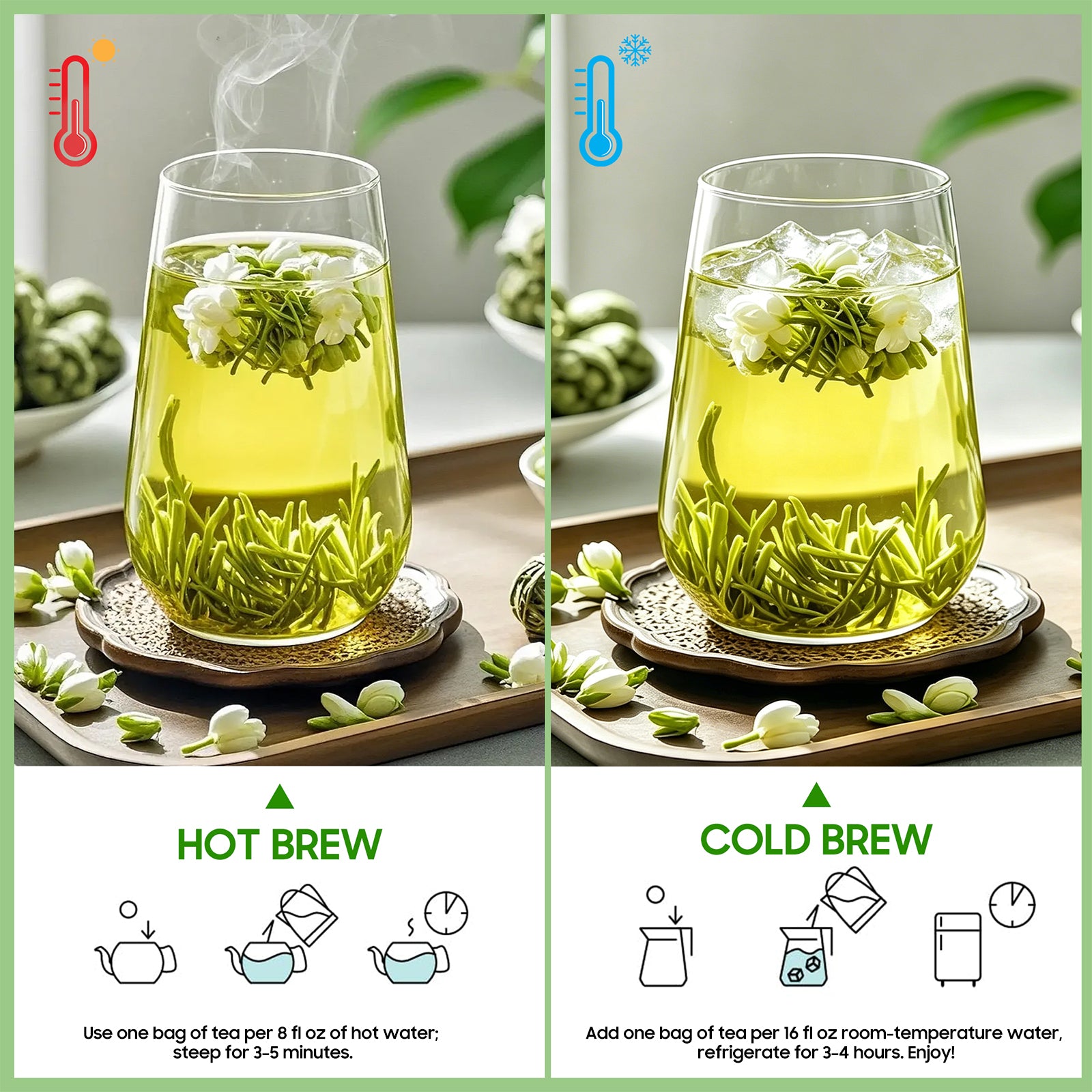 Jasmine Green Tea — Zen & Calm Focus